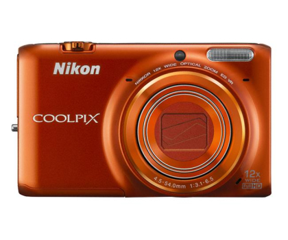 Aparat Nikon S6500 pomarańczowy